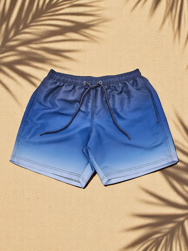 Royalfashion Спортни мъжки къси панталони ombre със защитна мрежа