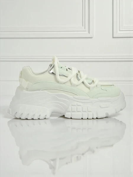 Дамски сникърси Artemisia Bianca на платформа от екологична кожа 6,5 см