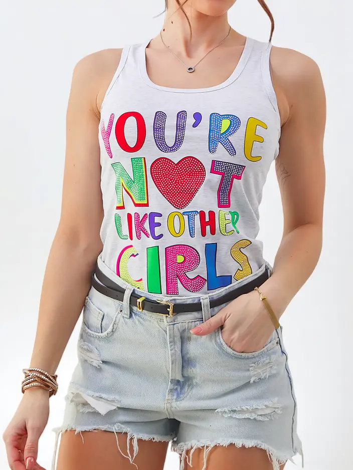 Royalfashion Женски памучен потник с презрамки и уникални принтове