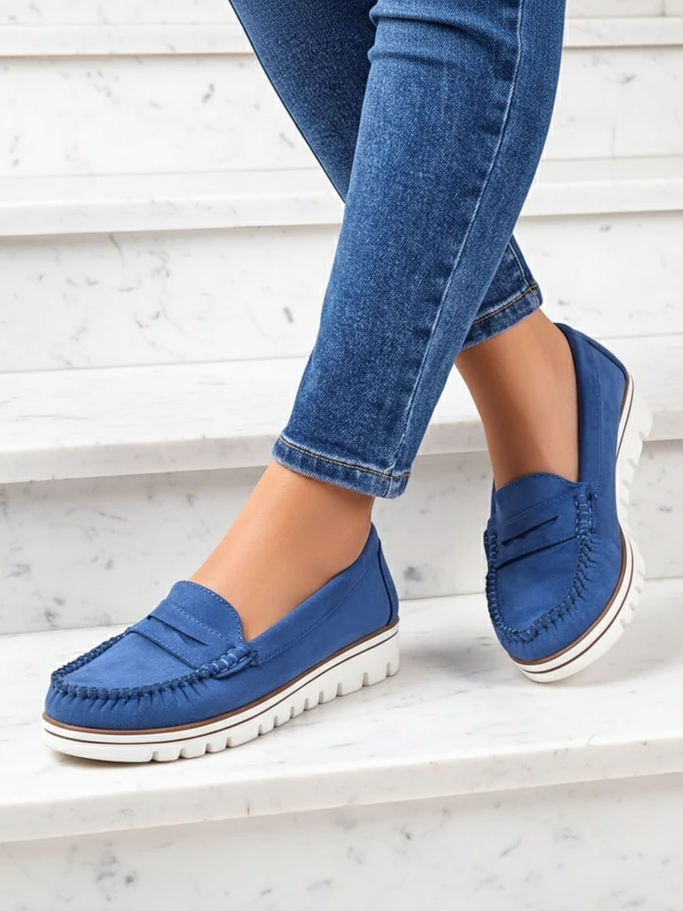 Royalfashion Женски еко-суета мокасини Bellisse