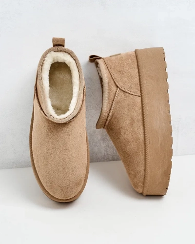 Royalfashion Дамски къси ботуши a'la snow boots Ozozi