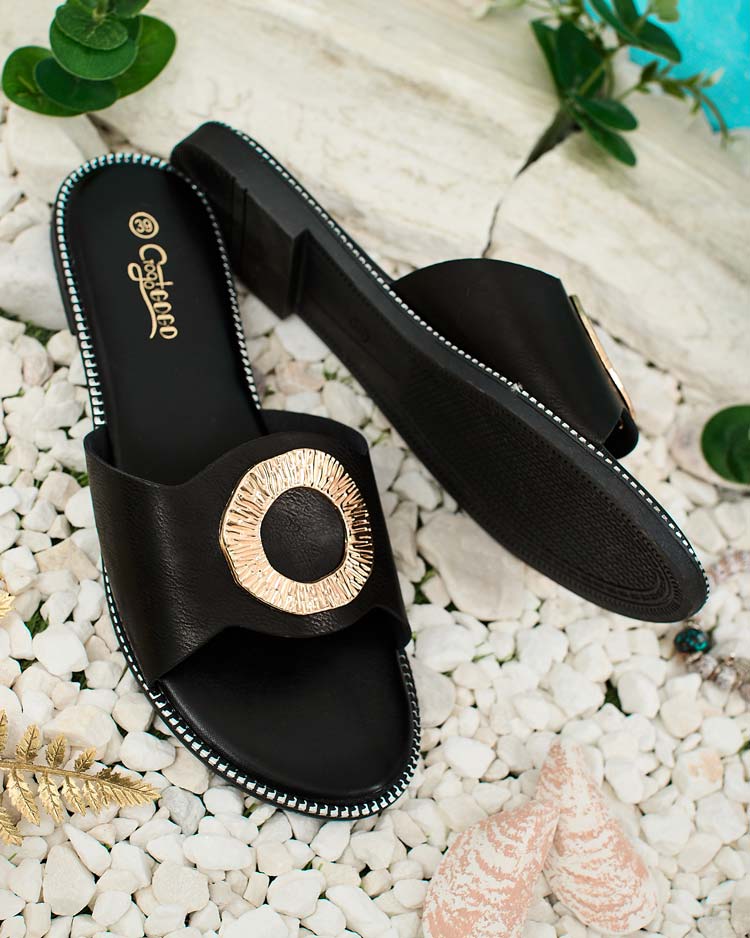 Royalfashion Дамски джапанки Olerna с плоска подметка