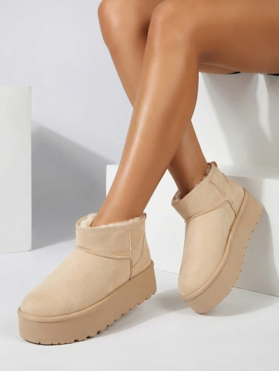 Royalfashion Дамски ботуши за сняг на платформа a'la Dagodo