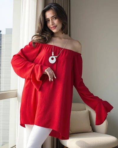 Блуза Royalfashion за жени в испански стил с ръбове