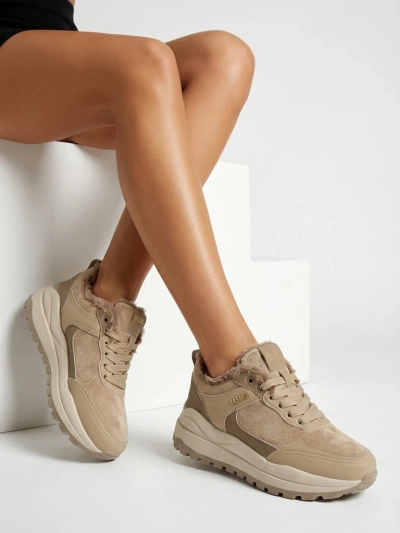 Royalfashion Women's Ruffi Insulated Sneakers