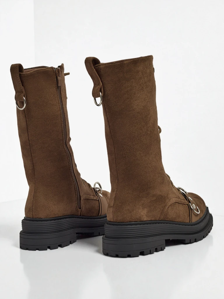 Royalfashion Дамски боти с връзки Werces