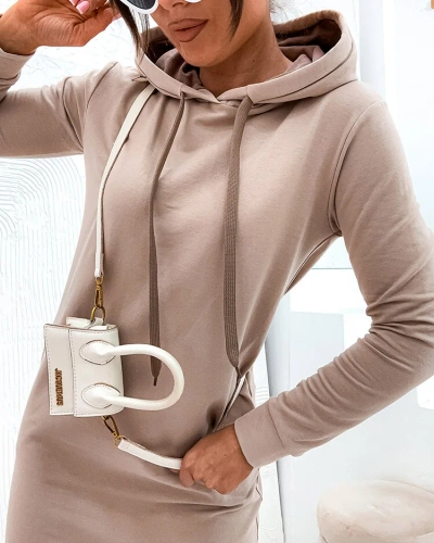 Royalfashion Дамска мини рокля от памучен плат