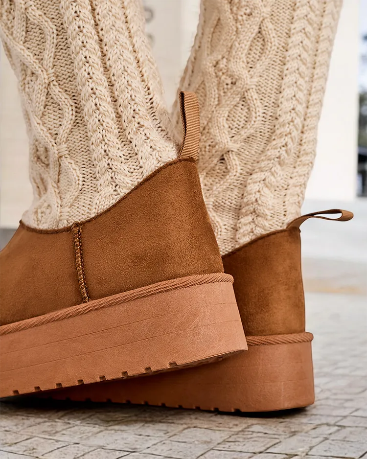 Дамски зимни боти Royalfashion с ботуши, приличащи на чорап Kokumi