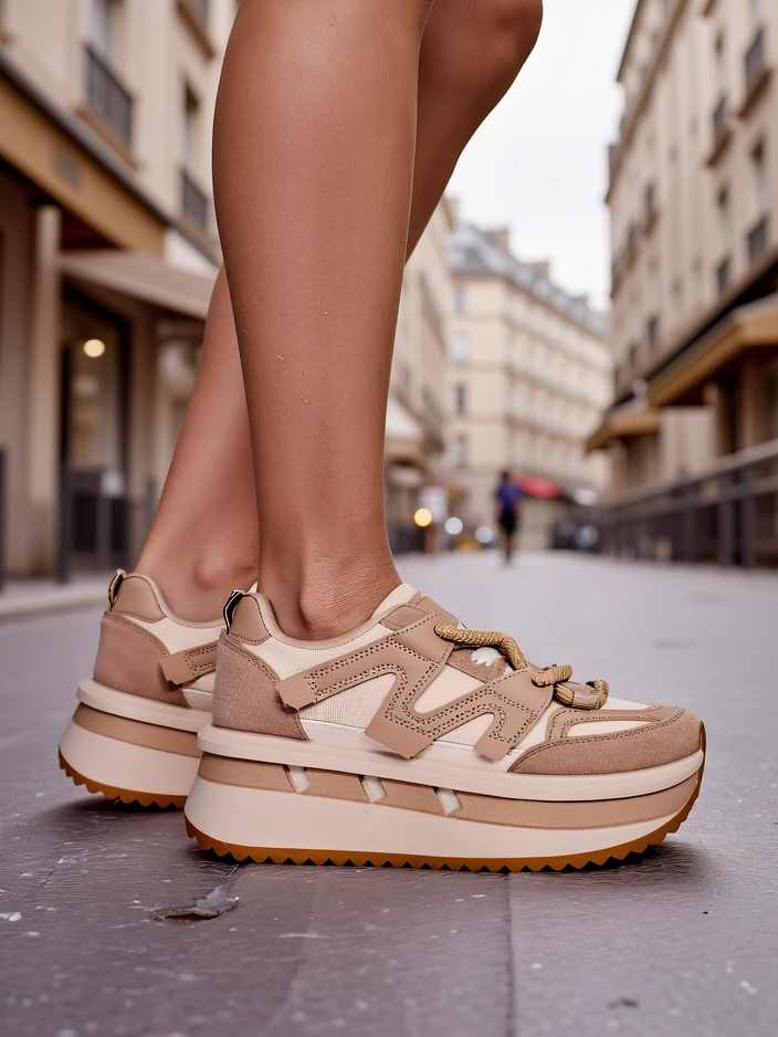 Royalfashion дамски платформи спортни маратонки Eviger