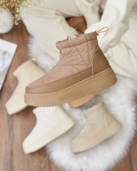 Royalfashion Дамски ботуши за сняг в кафяв цвят Armeda