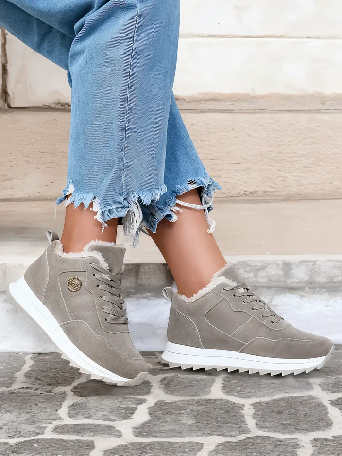 Royalfashion Сиви дамски изолирани спортни обувки Lahho