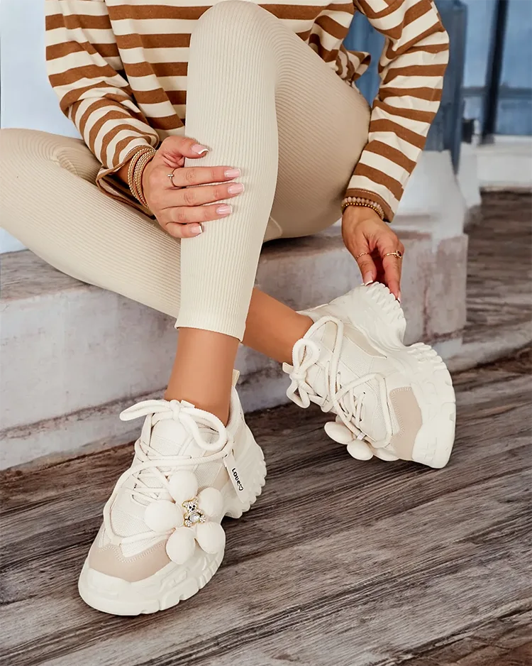 Royalfashion Дамски кецове на платформа Bereya