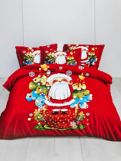 Royalfashion Коледен комплект спално бельо 160x200 3-частен комплект