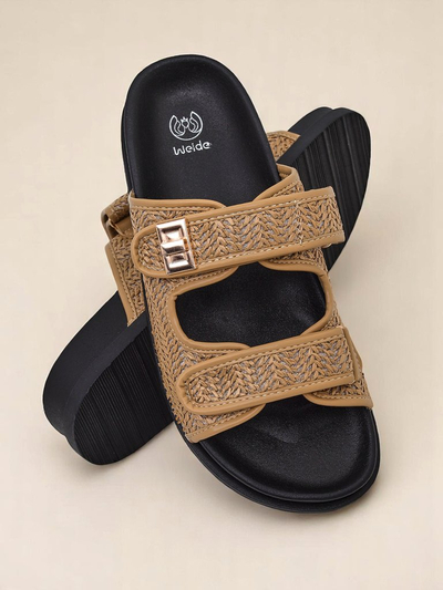 Royalfashion Дамски чехли с плитка Delibeli