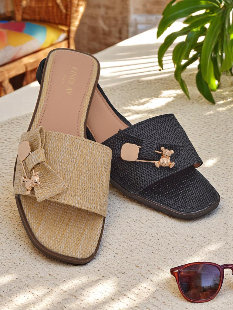 Royalfashion Дамски джапанки от слама Сандали Aurelia