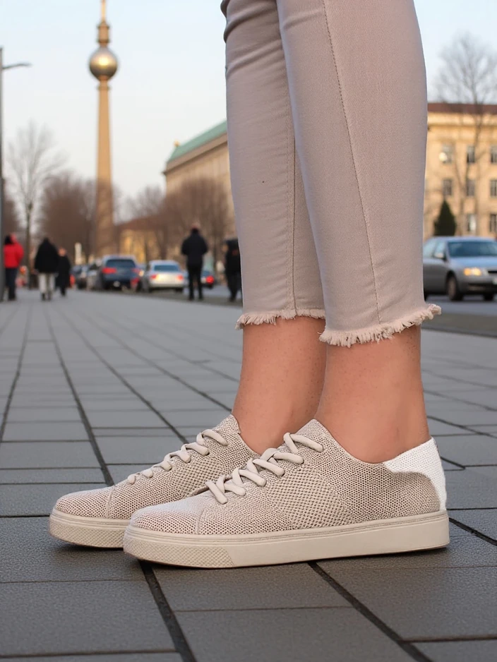 Royalfashion Дамски платнени спортни обувки Esellaf