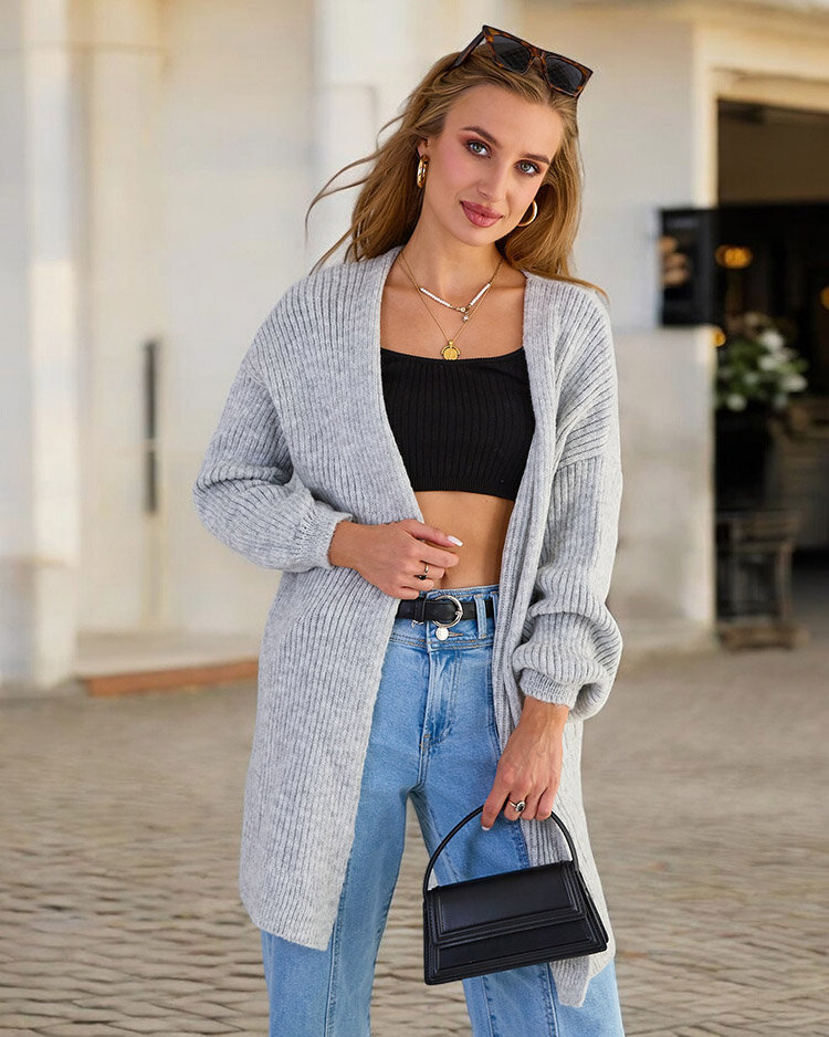 Royalfashion Дамски пуловер за спане в цвят фуксия