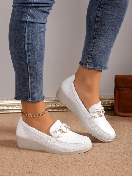 Royalfashion Жени мокацини на ниска платформа Hofride