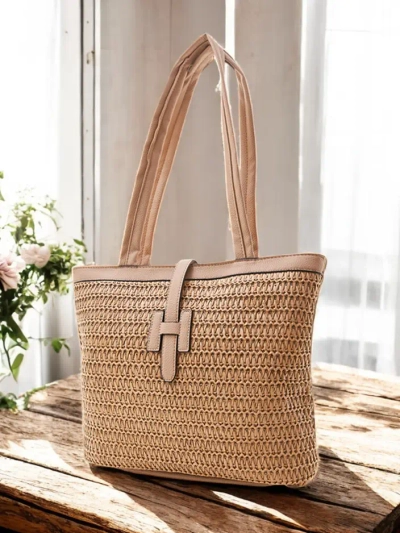 Royalfashion Голям сламен дамски чанти