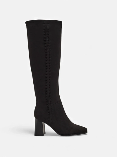 Дамски еко велурени ботуши на ток Fottor