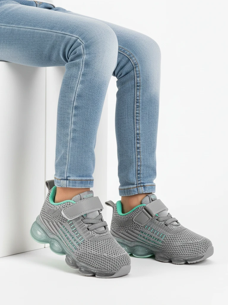 Детски маратонки Astra Сиви Синтетични Спортни за Лятото