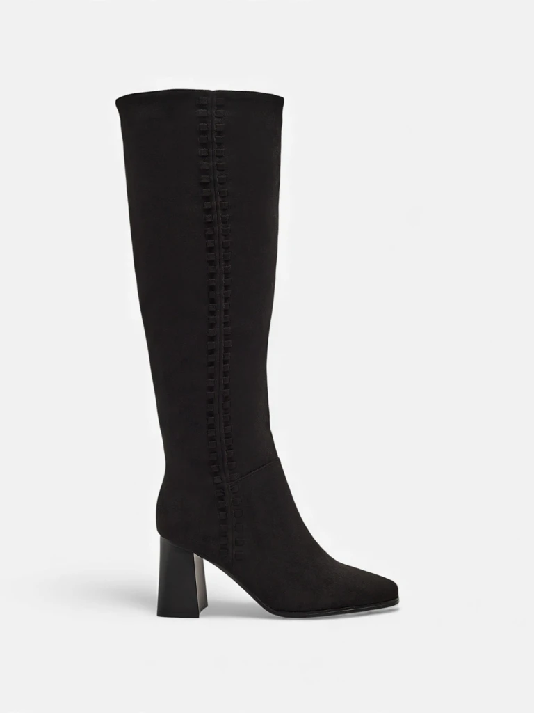 Дамски еко велурени ботуши на ток Fottor