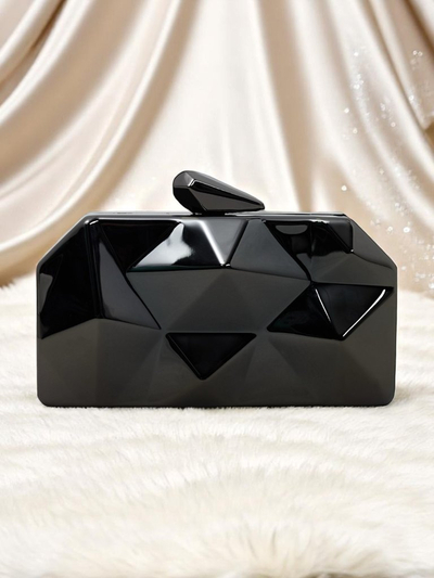 Royalfashion Дамска чантичка тип плик Metal Muse