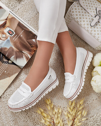 Royalfashion Ажурни дамски мокасини Leteller