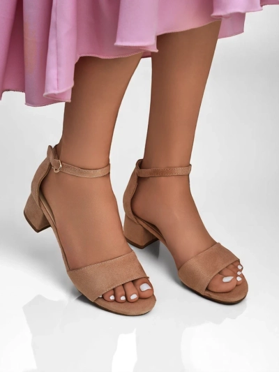 Royalfashion Дамски сандали на нисък ток SoftHeels