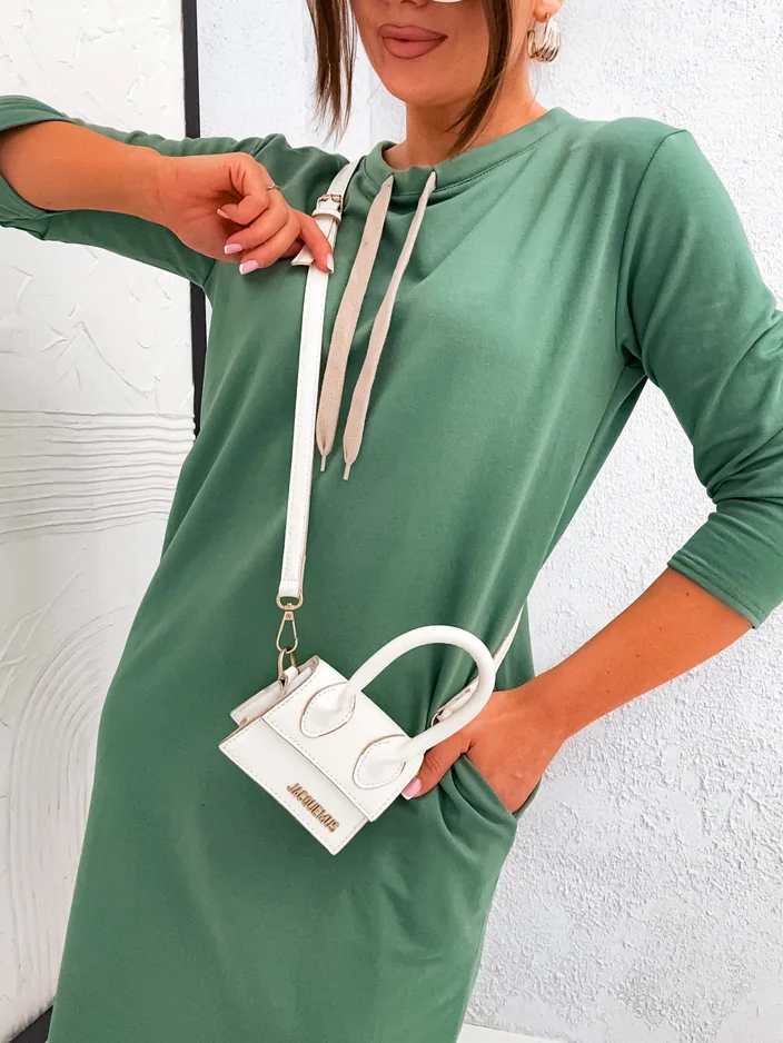 Royalfashion Дамска памучна мини рокля