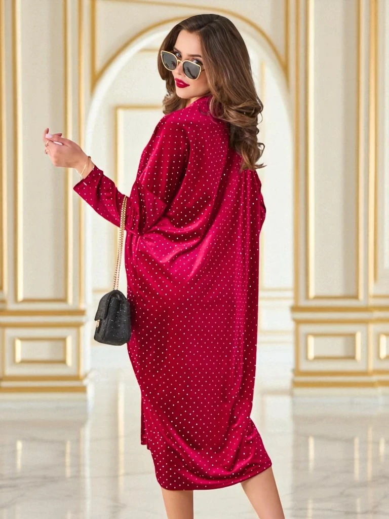 Royalfashion Дамска рокля с набиране