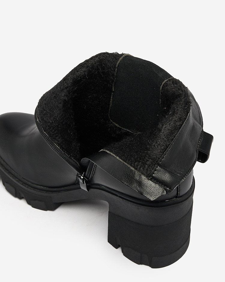 Royalfashion Черни дамски ботуши Atherta