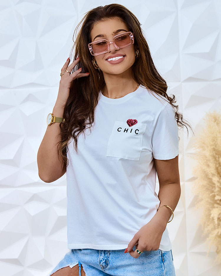 Royalfashion Дамска тениска с щампа