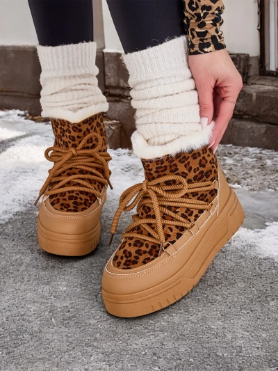 Дамски обувки за сняг Royalfashion с дантела Мониук