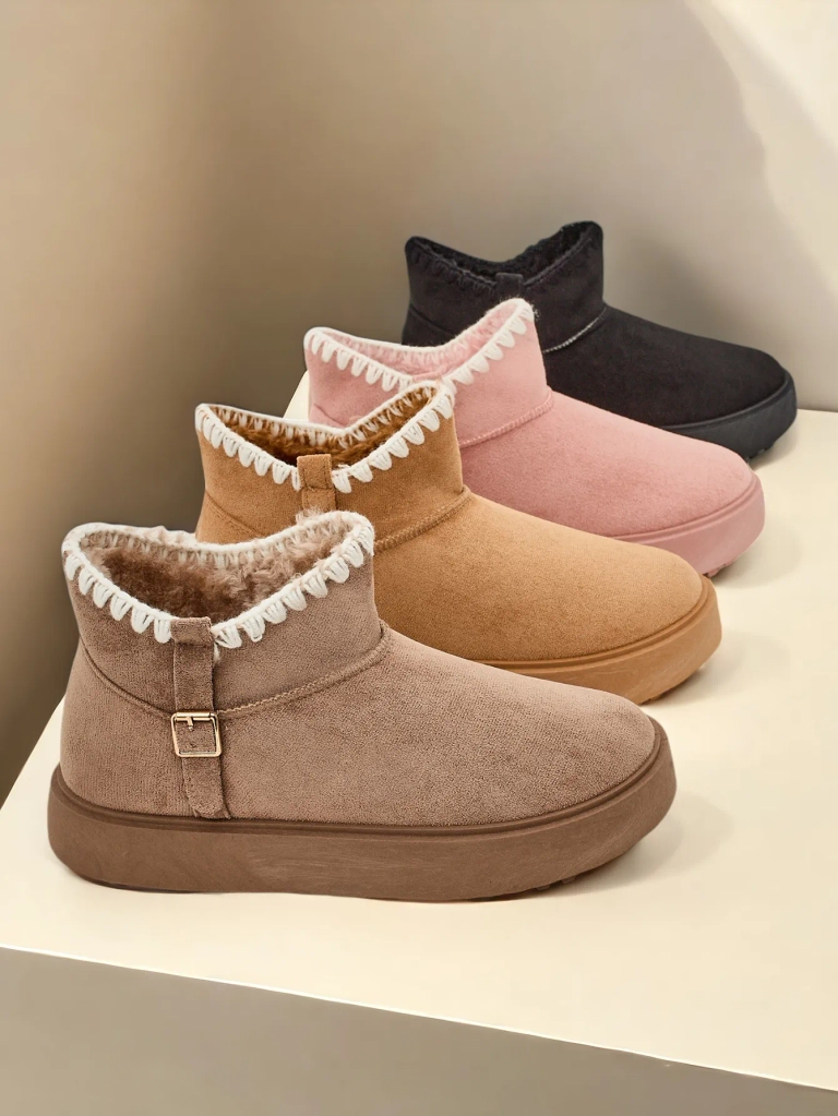 Royalfashion Къси ботуши за сняг за жени Ewioz