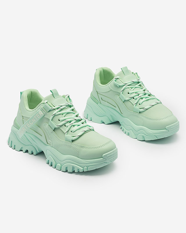 Спортни дамски маратонки в ментов цвят Evilpo- Footwear