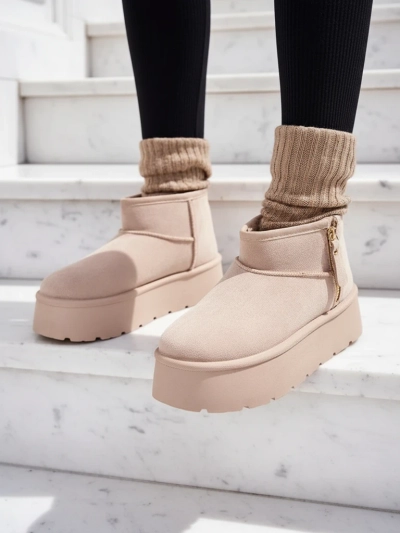 Royalfashion Дамски ботуши за сняг на платформа a'la Delgadi