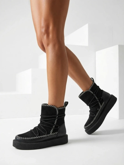 Royalfashion дамски обувки за сняг с връзки Siozi