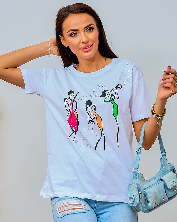 Royalfashion Дамска тениска с щампа