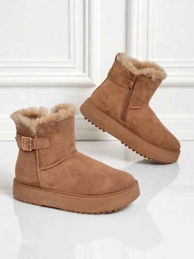 Royalfashion Къси дамски боти тип снегоходки Winter Crest