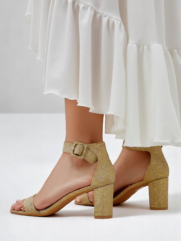 Royalfashion Бляскави дамски сандали Montrea