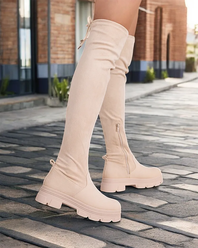 Женски ботуши над коляното Royalfashion модел Aniaf