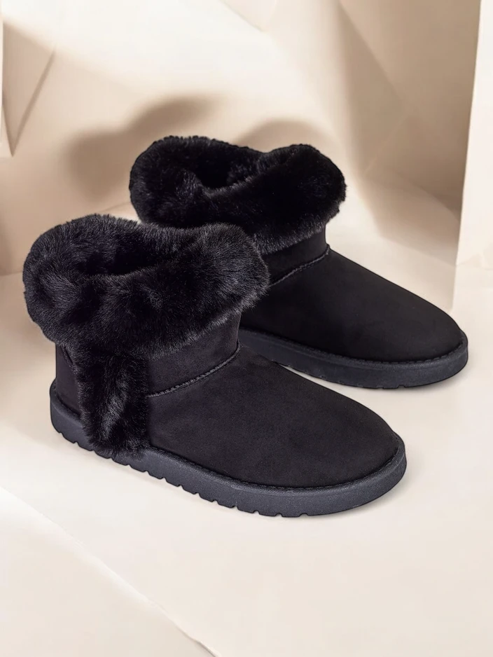 Royalfashion Къси женски обувки в стил снежен ботуш Giesi