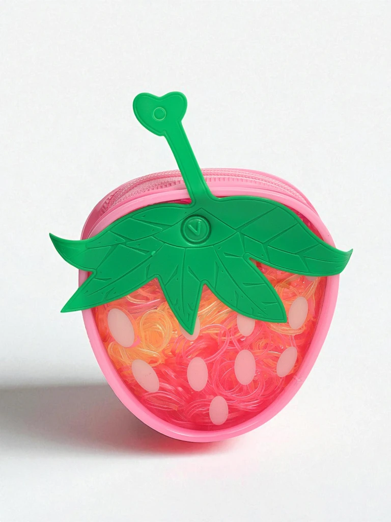 Royalfashion Многоцветни силиконови ластици за коса Ягода