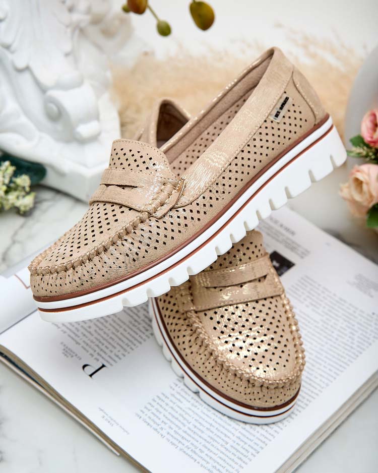 Royalfashion Ажурни дамски мокасини Leteller