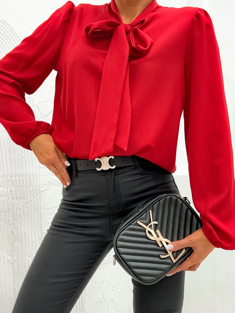 Риза за жени Royalfashion с панделка