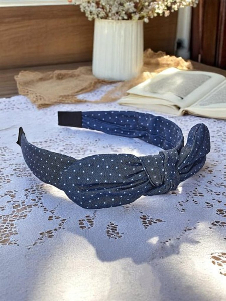 Royalfashion Диадема с панделка на точки Lilka