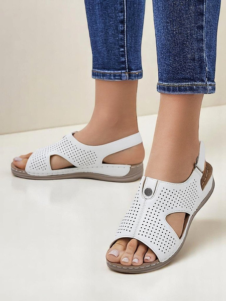 Royalfashion Дамски ажурни сандали Leminni