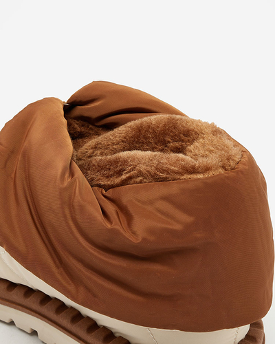 Royalfashion Дамски ботуши за сняг в бежово Nevonsis