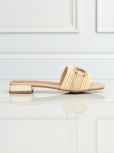 Royalfashion Дамски плетени чехли с декорация Aeterna